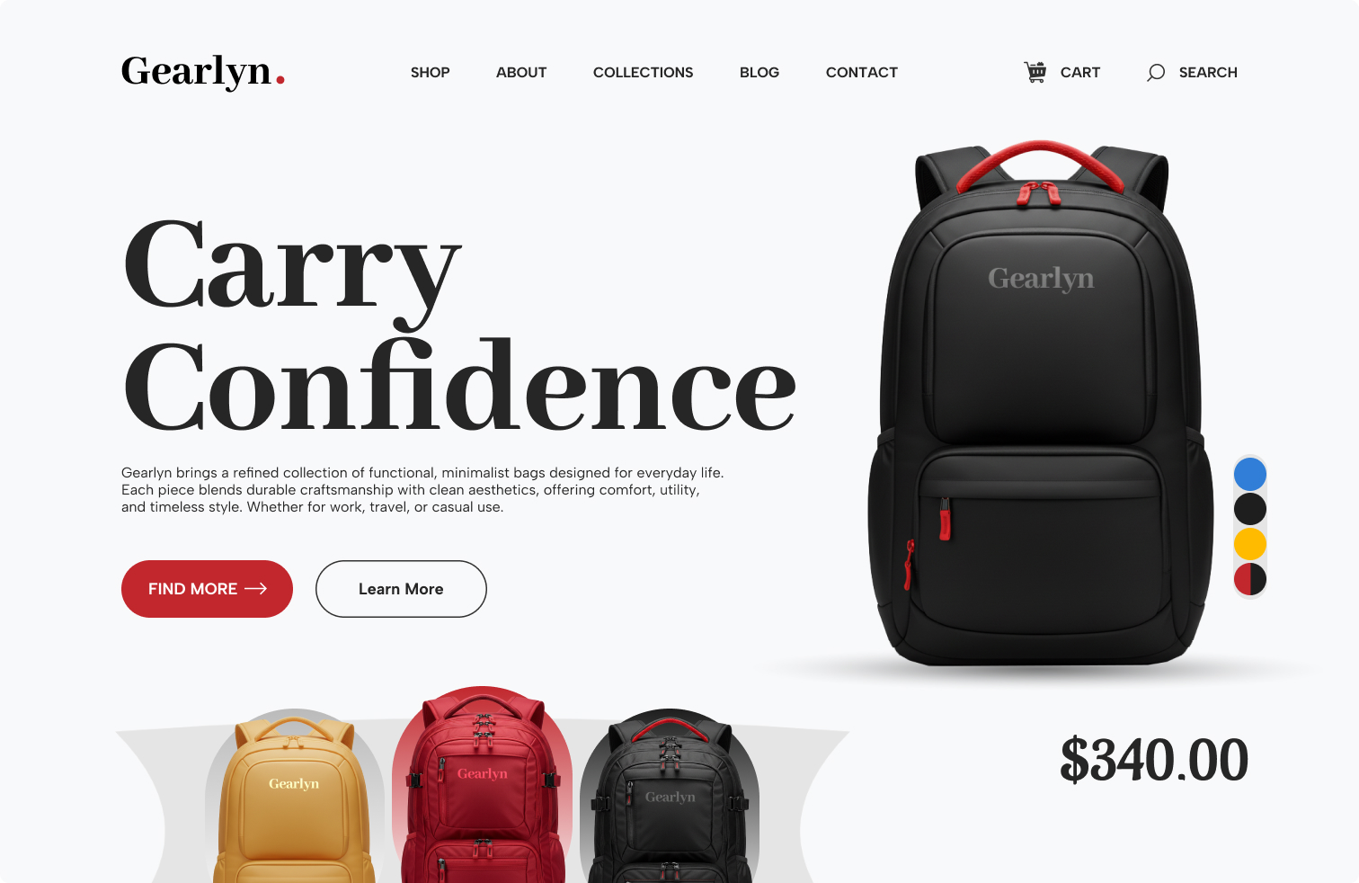 Bag brand ui
