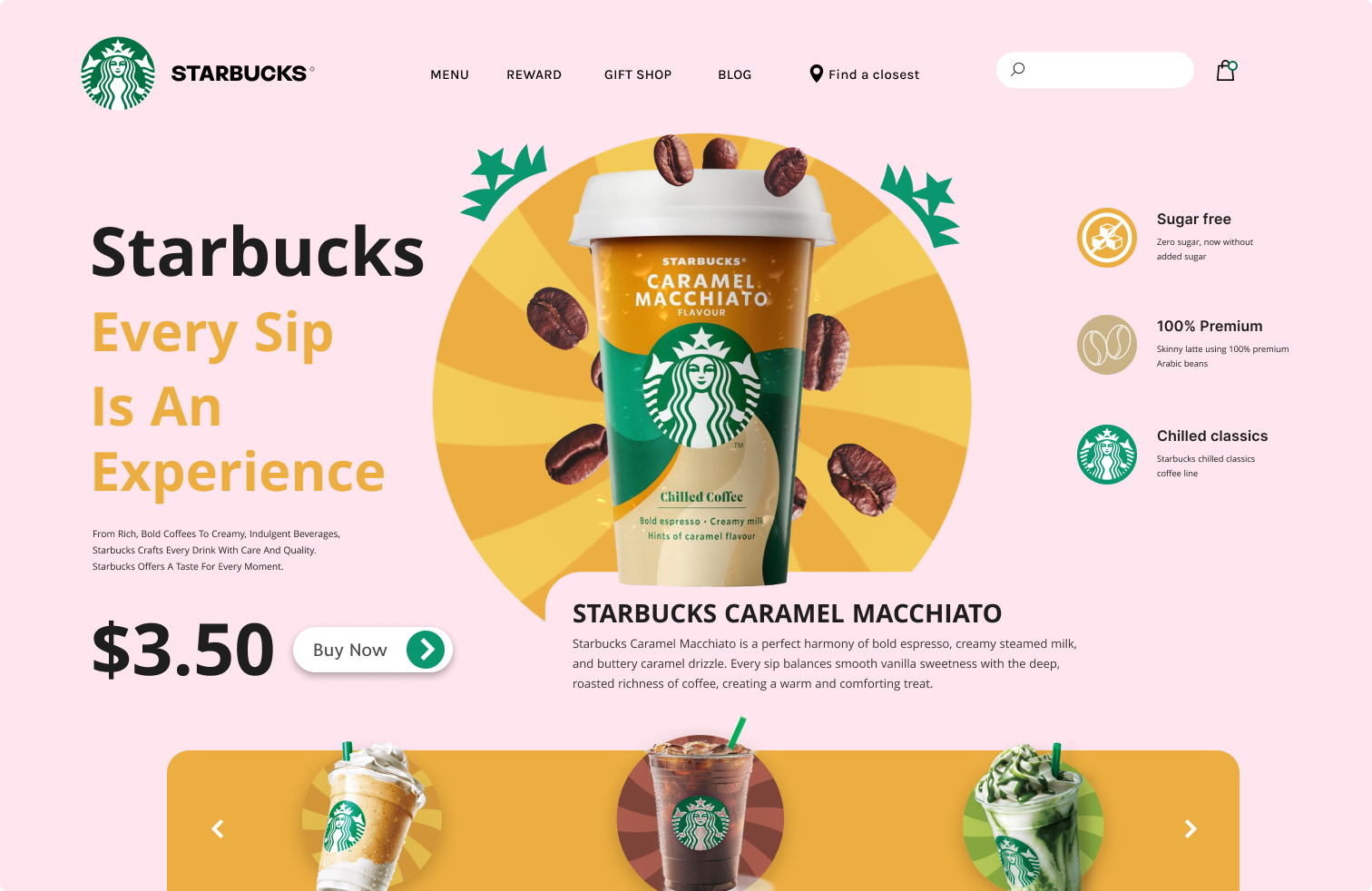 Starbucks ui